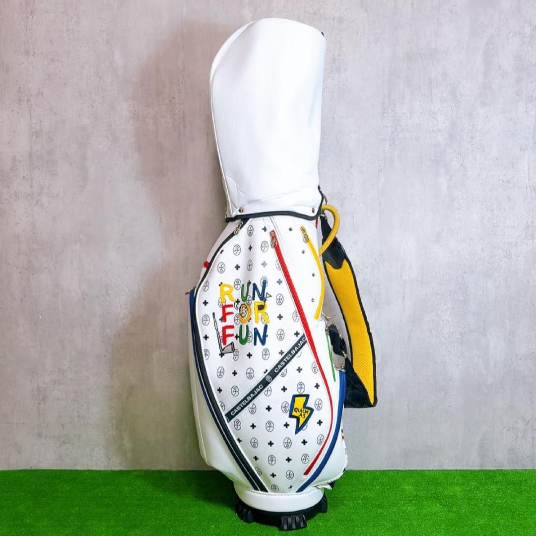 CASTELBAJAC カステルバジャック　キャディ　ゴルフバッグ ホワイト