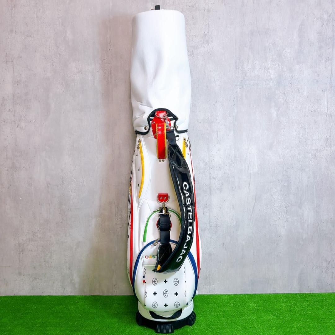CASTELBAJAC カステルバジャック　キャディ　ゴルフバッグ ホワイト