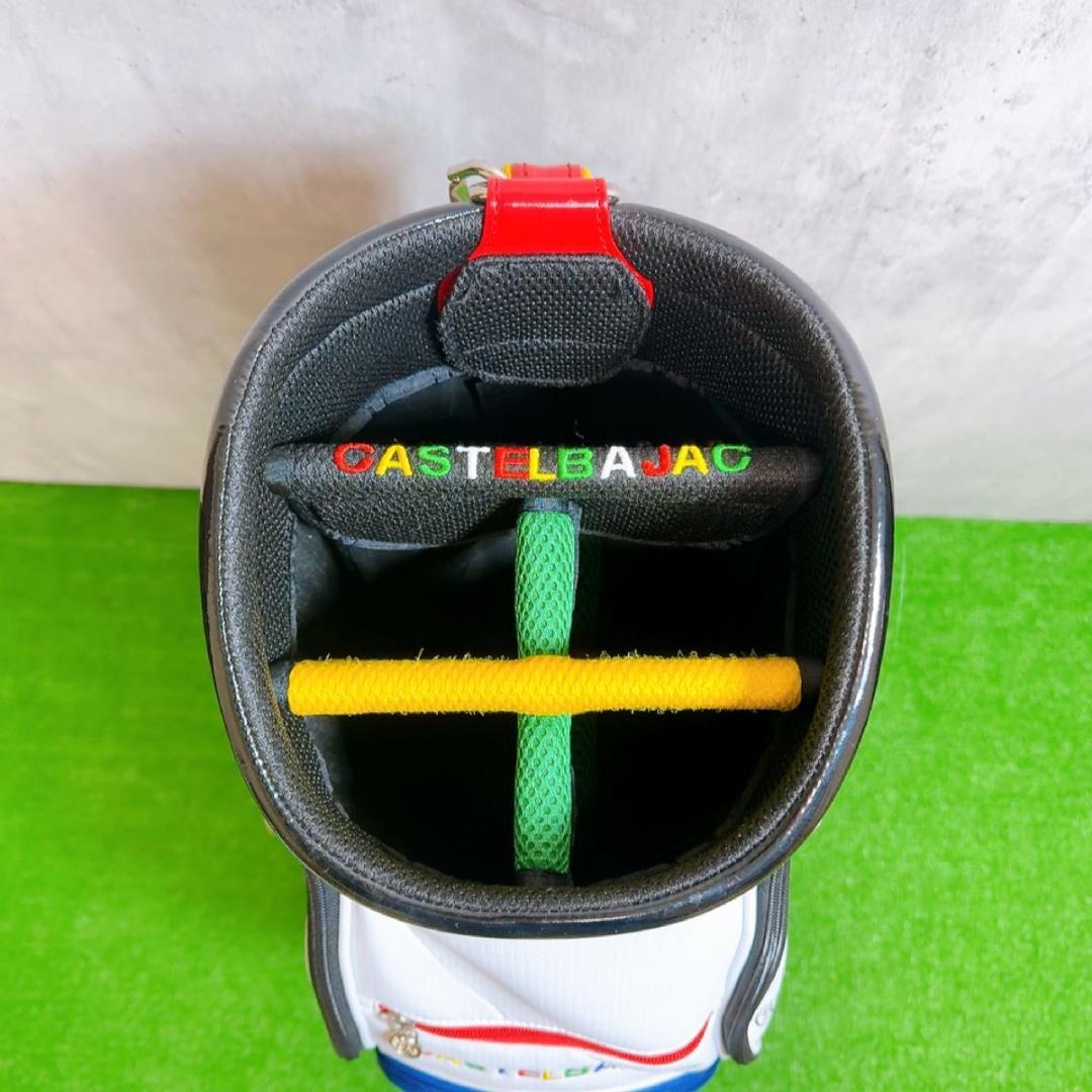 CASTELBAJAC カステルバジャック　キャディ　ゴルフバッグ ホワイト