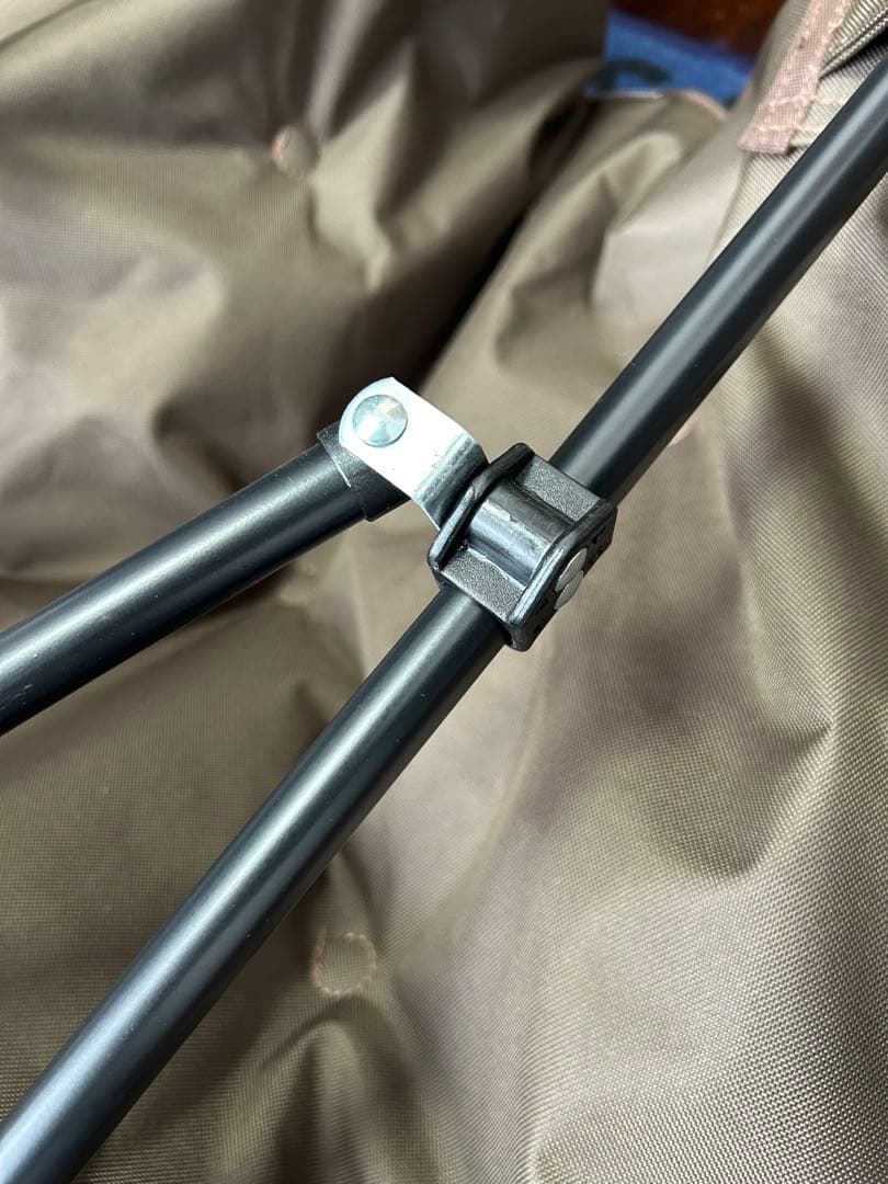 【極美品】ニトリ　バタフライチェア　 ヴィンテージ加工 折りたたみ椅子　2セット