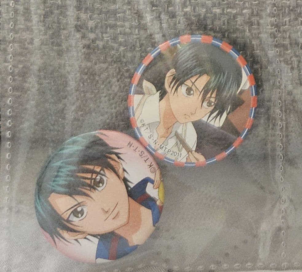 【希少】テニスの王子様　越前リョーマ　缶バッジ2個セット