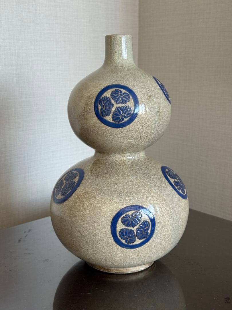 仁清写瓢形花瓶