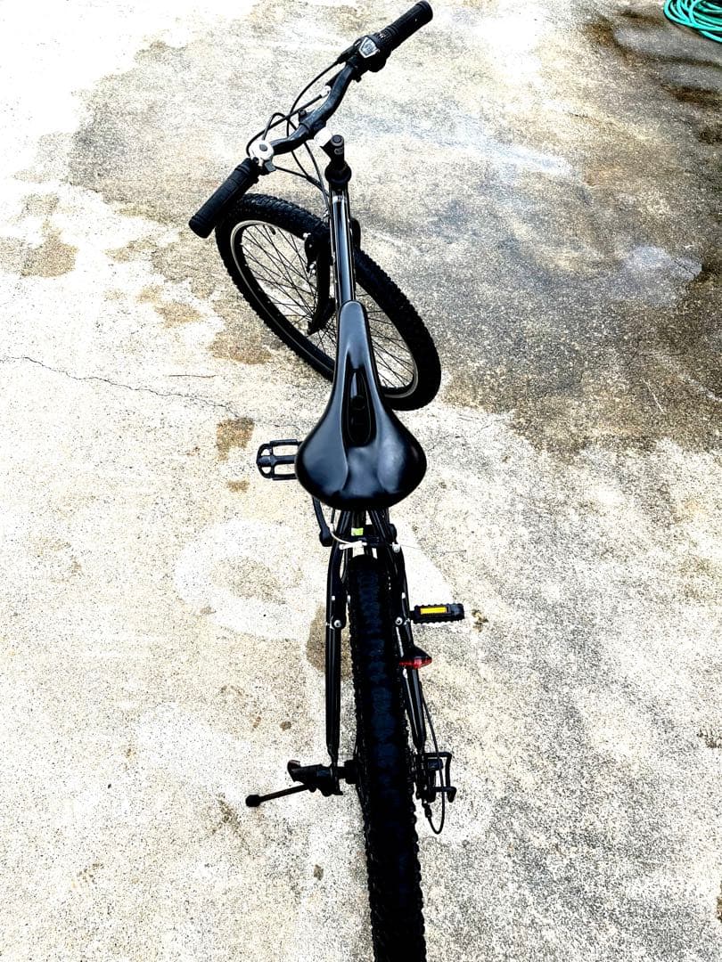 マウンテンバイク クロスバイク 26インチ ブラック 引取り限定