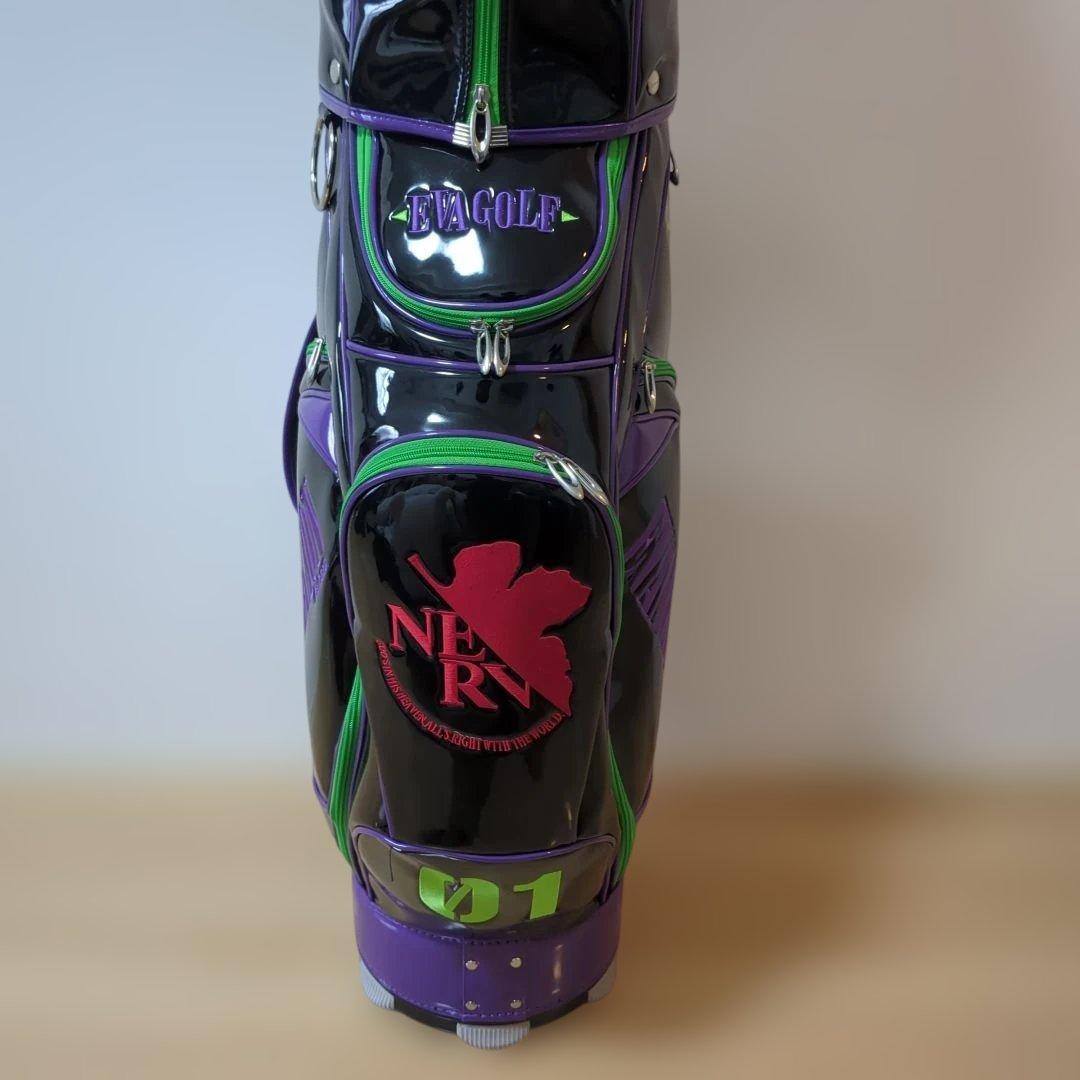 EVA GOLF ゴルフバッグ ブラック/パープル