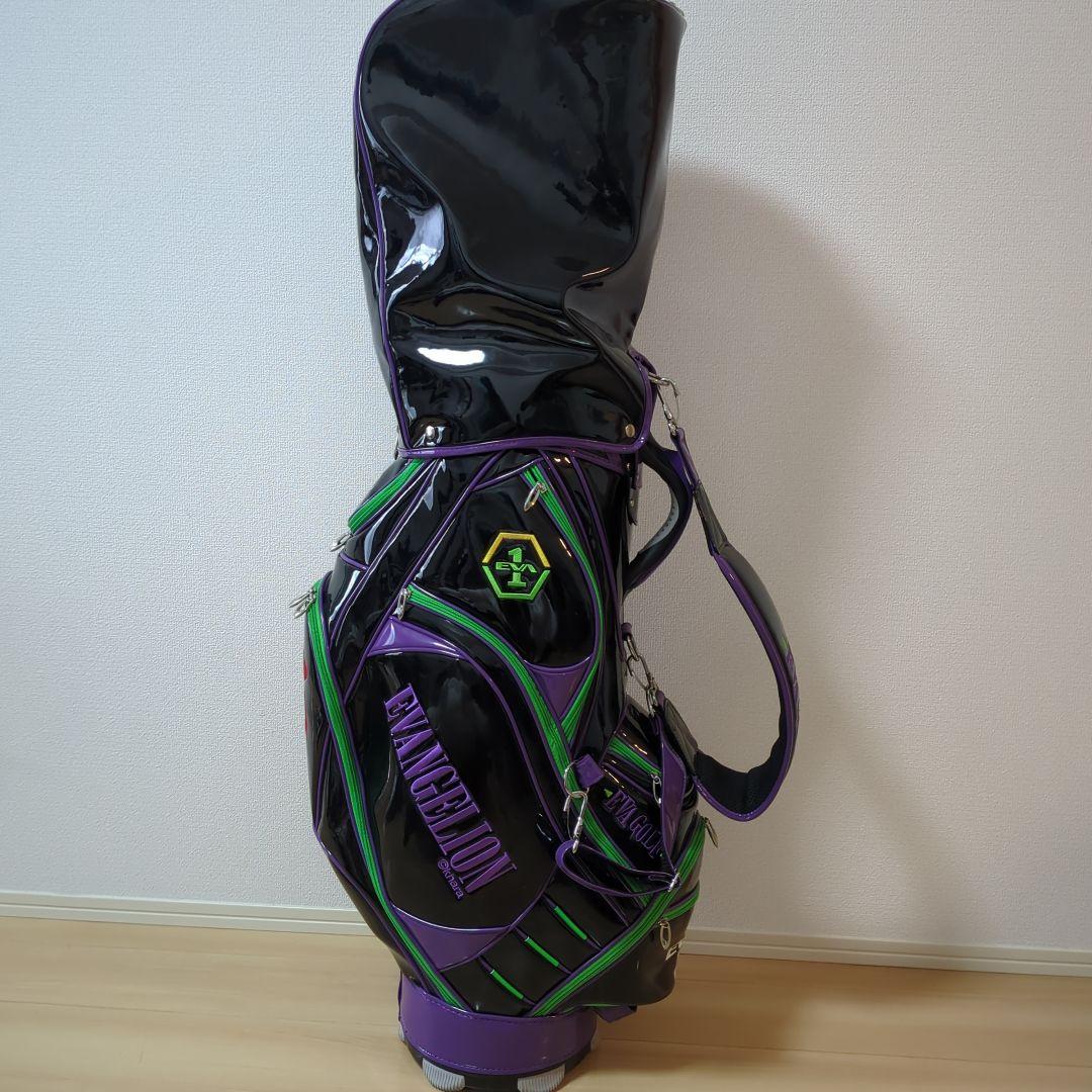 EVA GOLF ゴルフバッグ ブラック/パープル