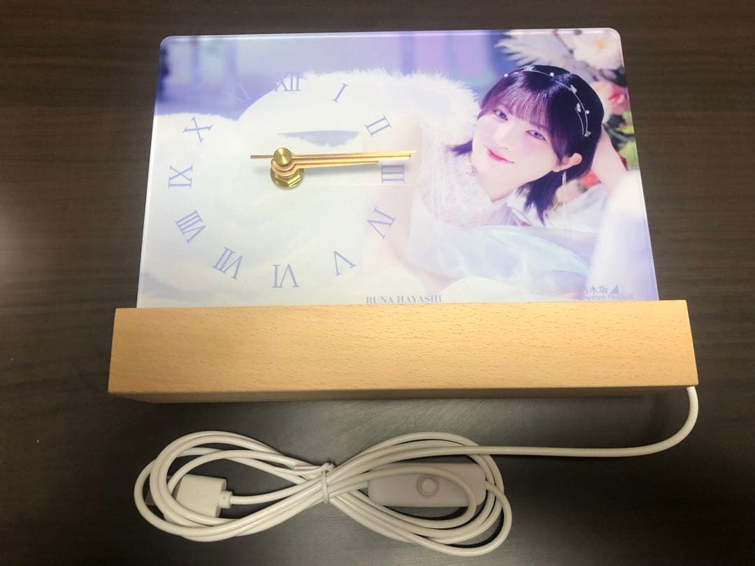 乃木フェス　ledクロック　林瑠奈
