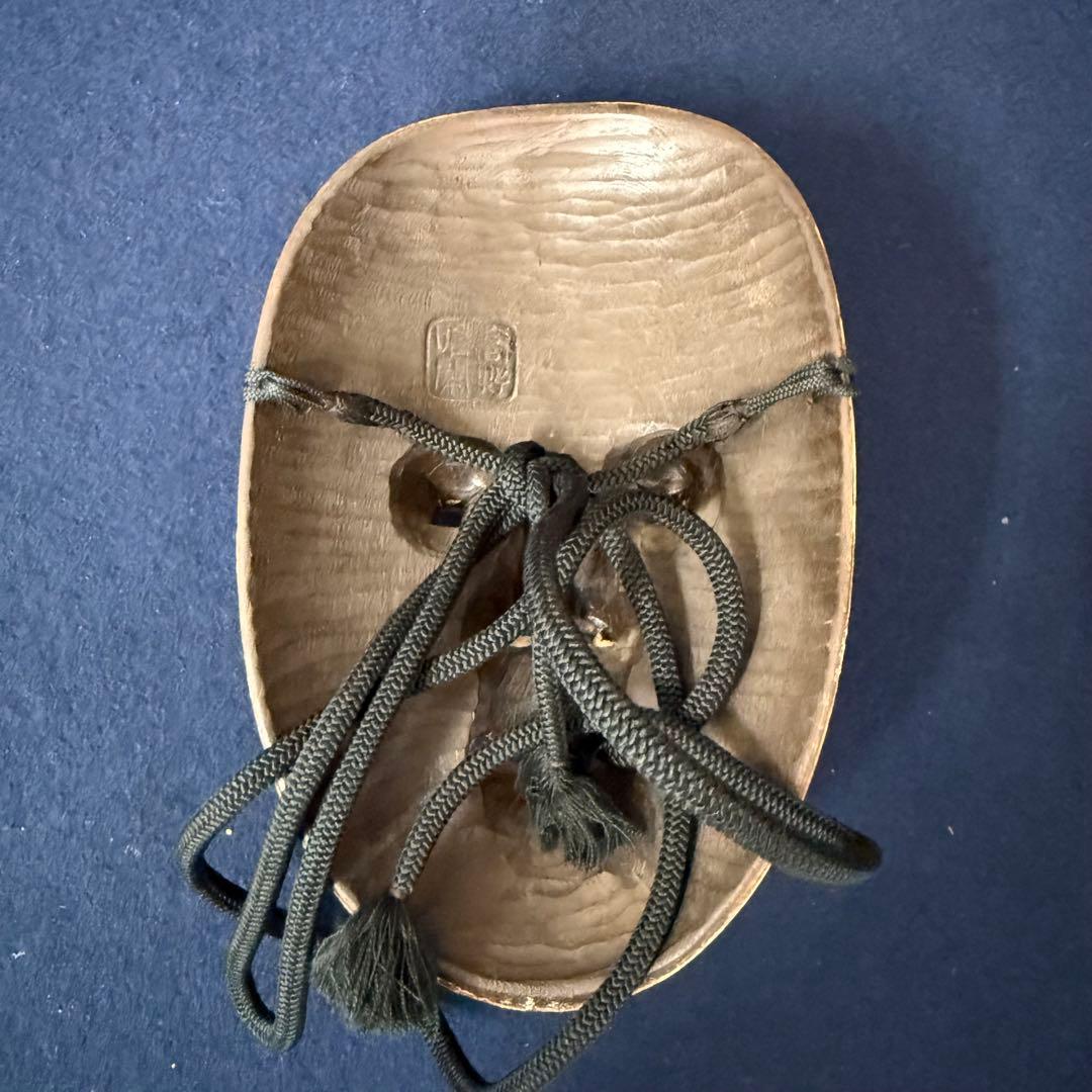 高野唯閑 小面 能面 能楽 狂言面 木彫 共箱 木箱