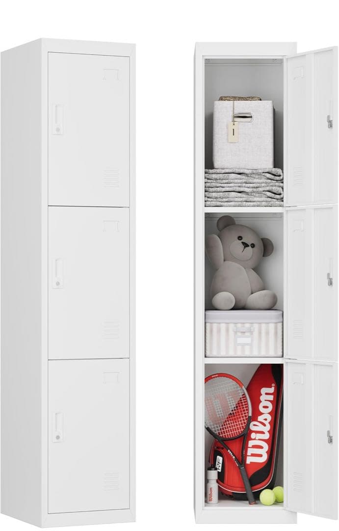 【早い者勝ち】ロッカーWHITE4段