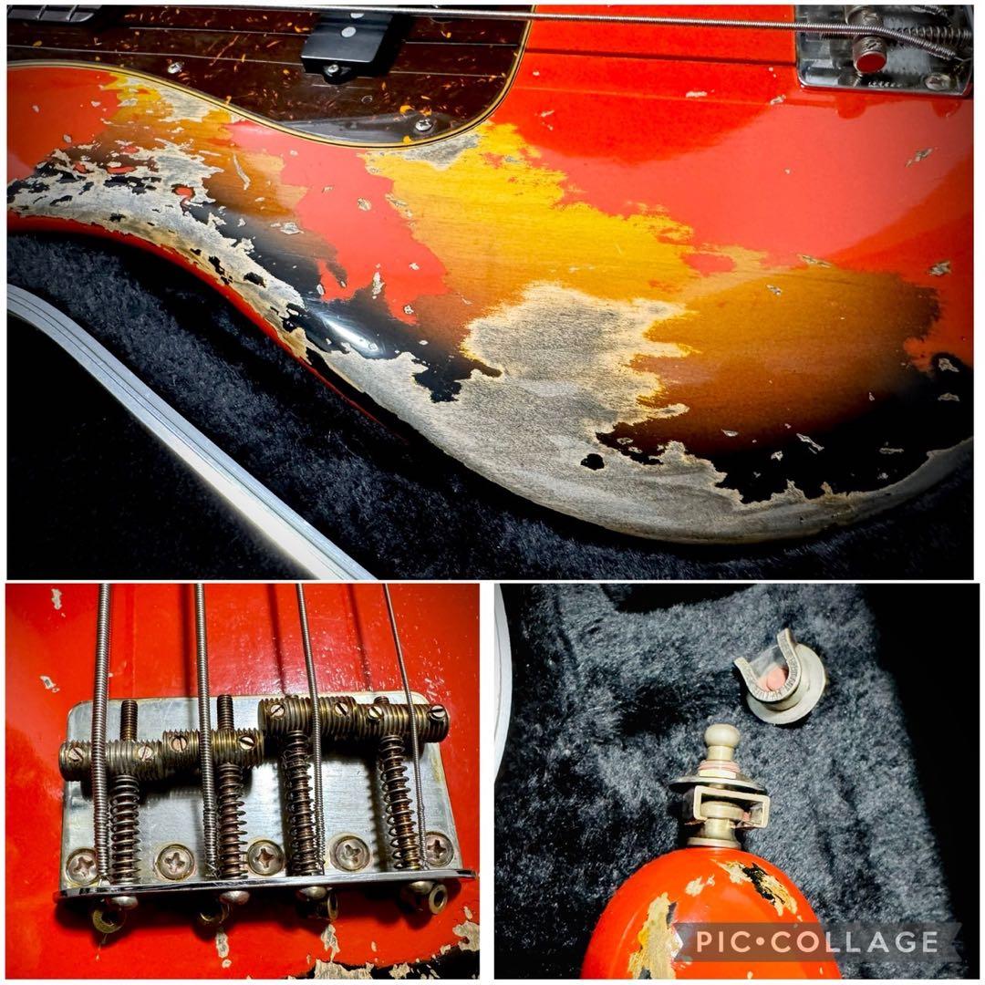 Fender PB62 マルチレイヤー　オールラッカー　ハードケース付