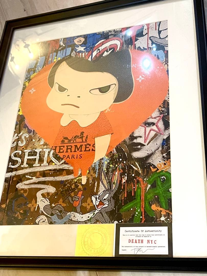 今月半額！世界限定100点　正規品DEATH NYC ポップアート エルメス