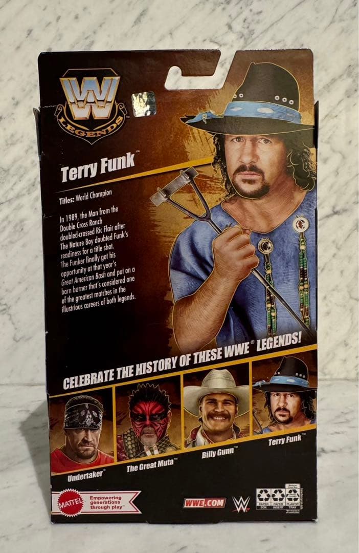 WWE WCW マテル テリー ファンク プロレス フィギュア