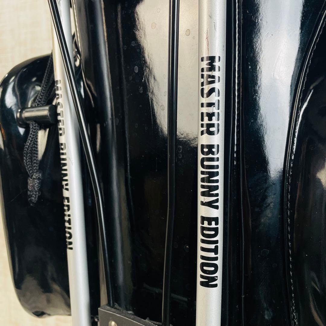 マスターバニーエディション　総エナメル　スタンド　キャディバッグ　ブラック9型