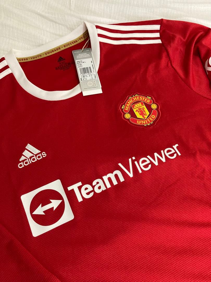 公式サイト購入　マンU 21-22 ホーム　長袖