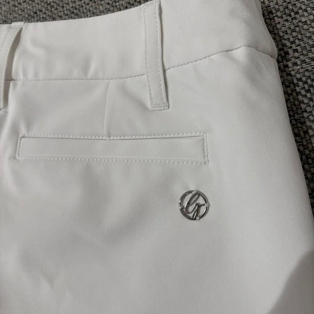 【美品】デサントゴルフ スカート ホワイト 61/S