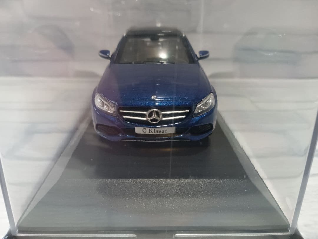 1/43 ベンツ　ディーラー正規モデル　ミニカー　Cクラス　ワゴン　ブルー