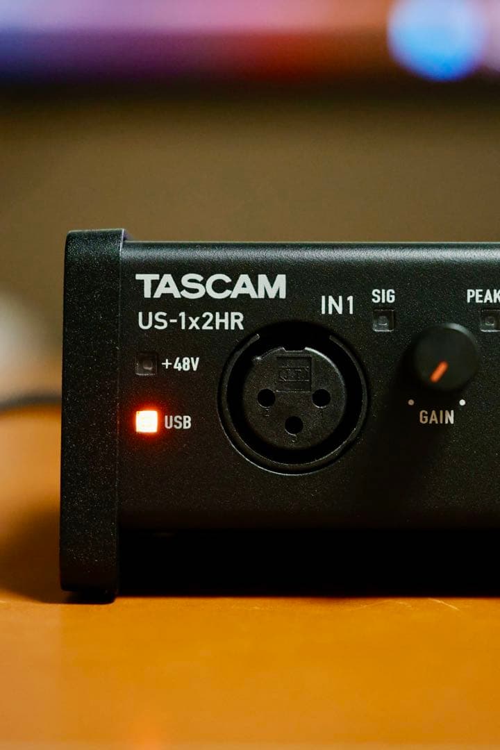 TASCAM US-1x2HR オーディオインターフェイス
