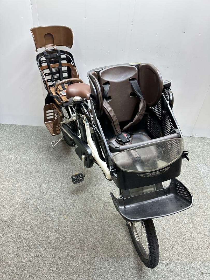 ヤマハパスKISS 3人乗り電動自転車　子供乗せシート付き　お買い得品