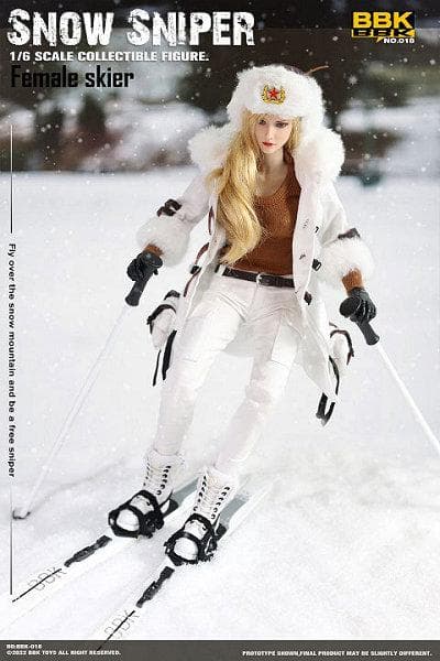 1/6 女性スキーヤースナイパーフィギュア（BBK018）6845