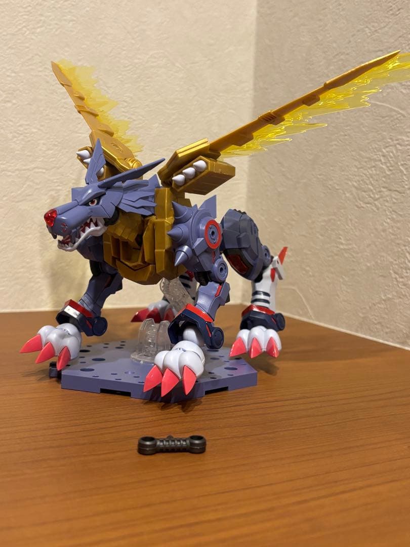 デジモン組立済プラモ　ウォーグレイモン・メタルガルルモン・オメガモン3体セット