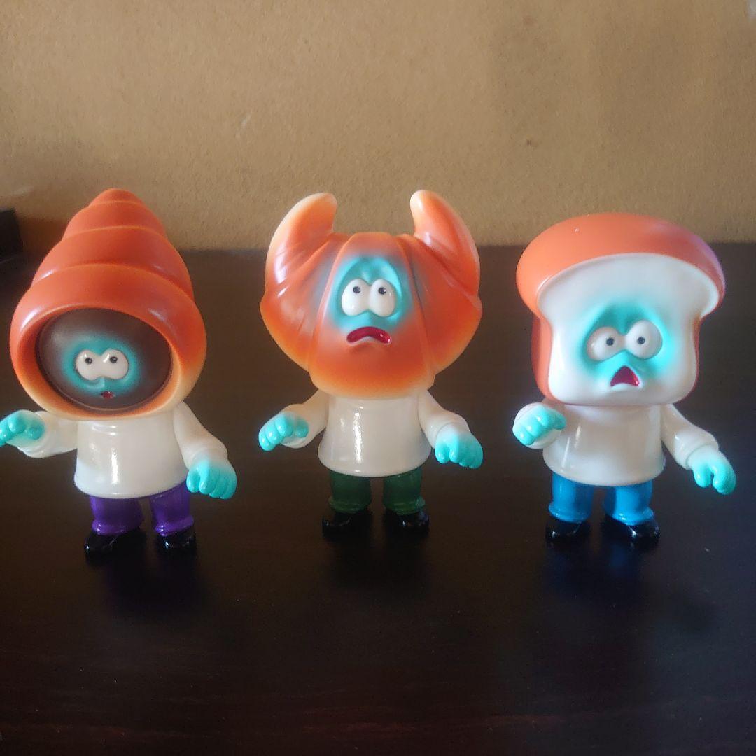 ヒューマンロボット スタンダードカラー三体セット ソフビ