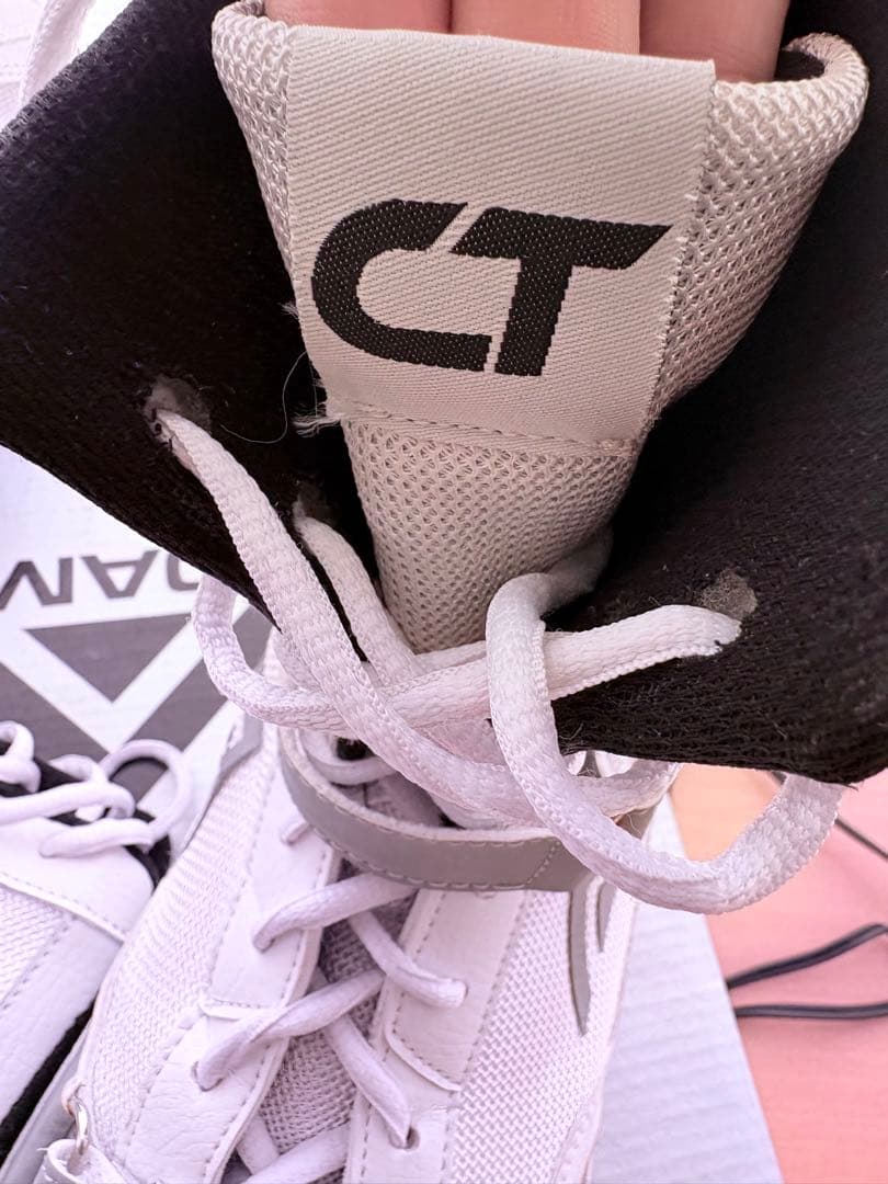 ADAMS ボクシングシューズ ホワイト