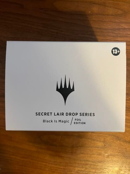 mtg secret lair black is magic foil 新品