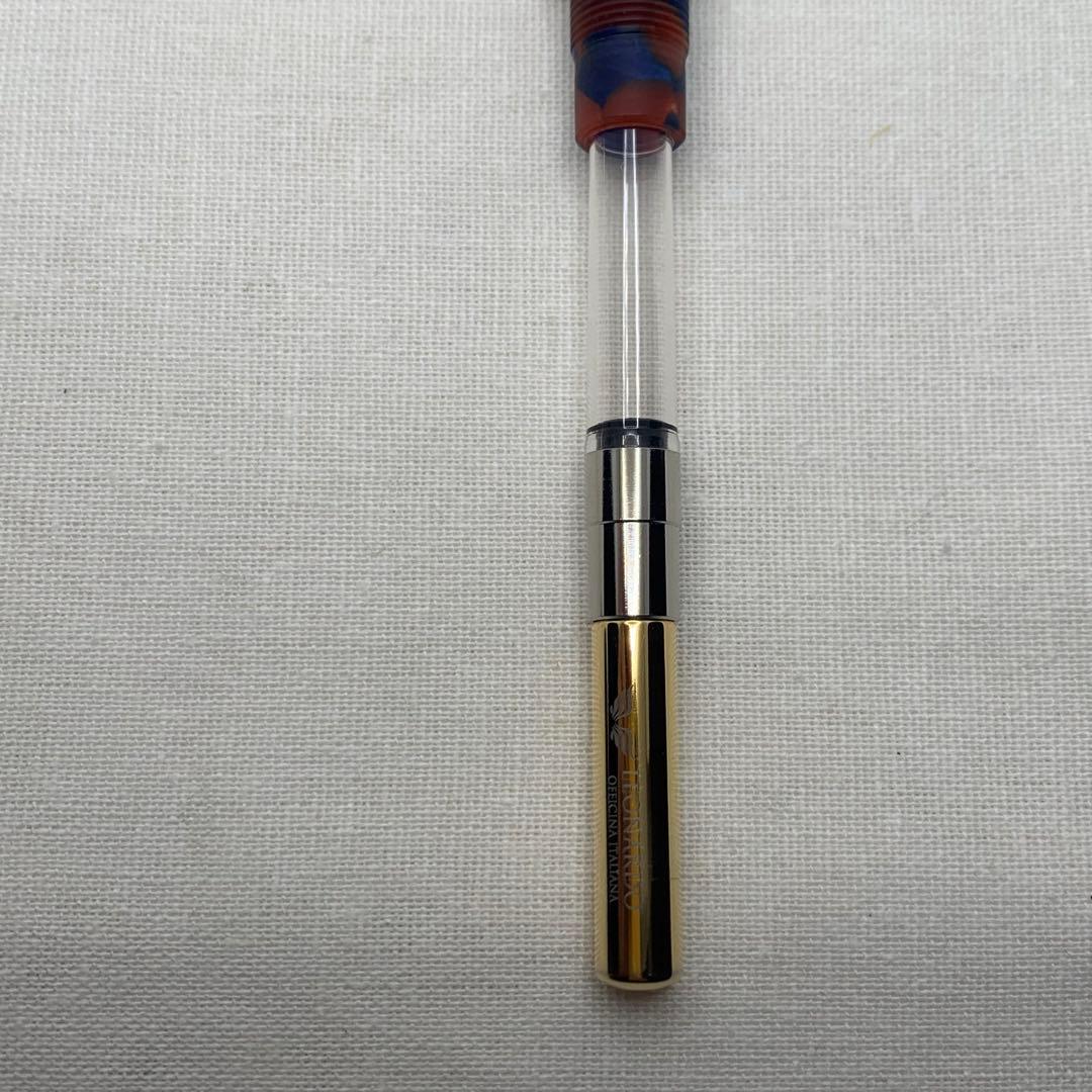 【美品】レオナルド　モーメントゼロ　万年筆　14K M ピエトラマリーナ