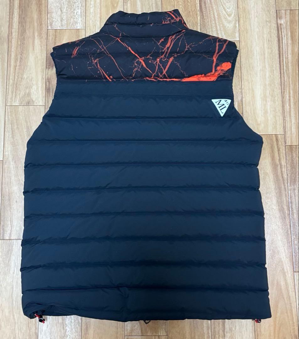 マークアンドロナ MARK&LONA ダウンベスト 48(L) ブラック 黒