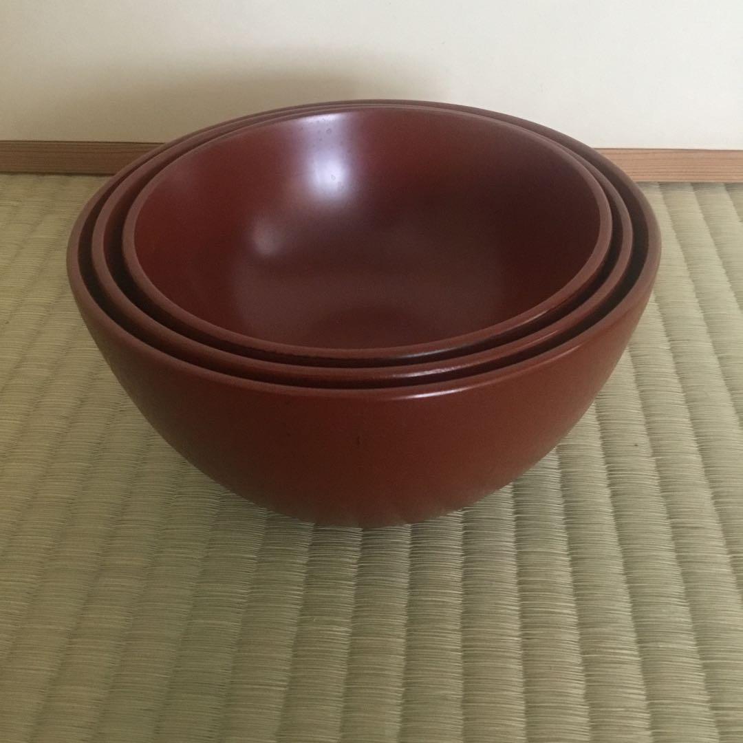 赤木明登さん　三つ鉢　赤