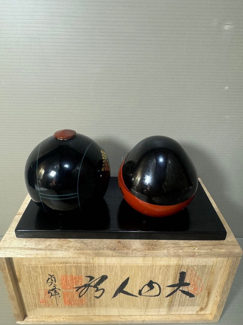 2598 大内人形　郷土人形 雛人形 伝統工芸 共箱有り