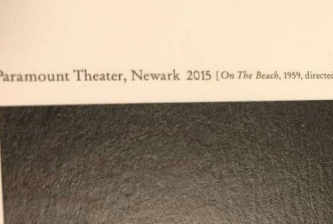 杉本博司　ロストヒューマン　パラマウントシアター　ポスター