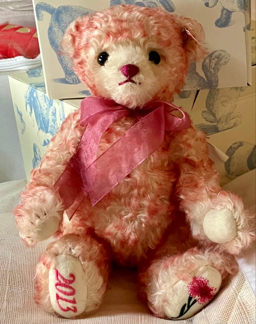 シュタイフ　steiff　テディベア ぬいぐるみ　なでしこ　日本の名花シリーズ