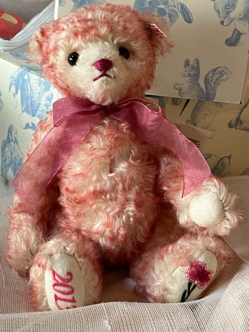 シュタイフ　steiff　テディベア ぬいぐるみ　なでしこ　日本の名花シリーズ