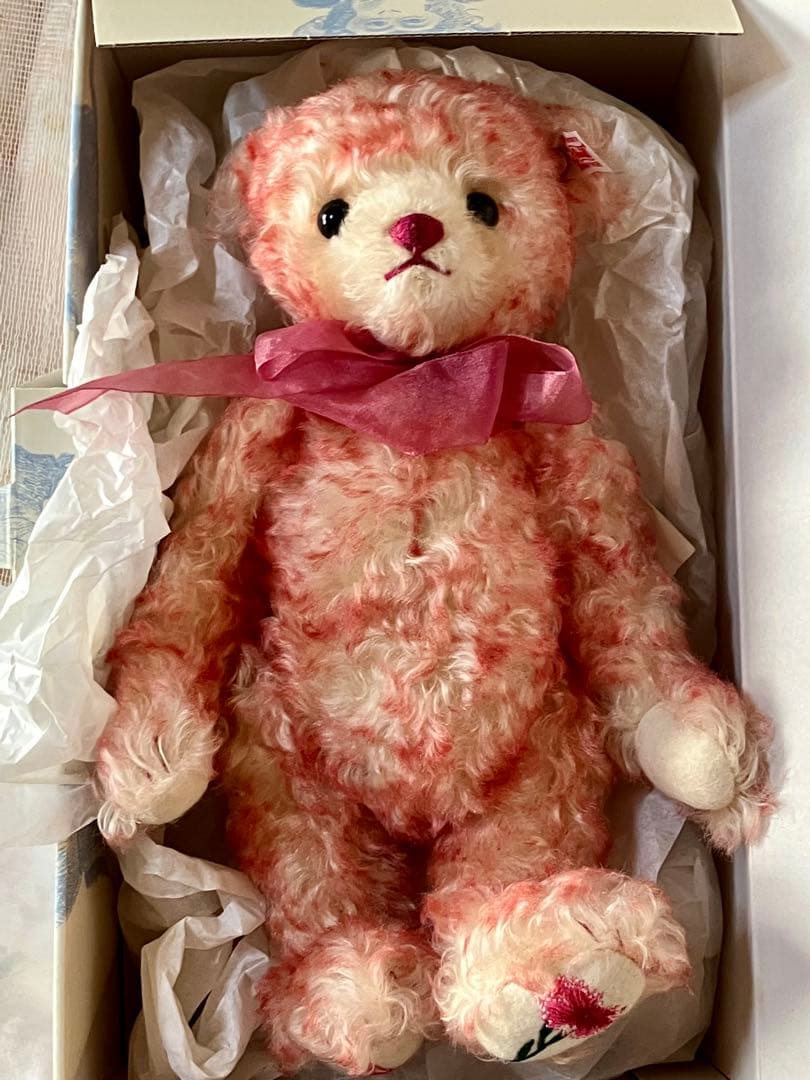 シュタイフ　steiff　テディベア ぬいぐるみ　なでしこ　日本の名花シリーズ