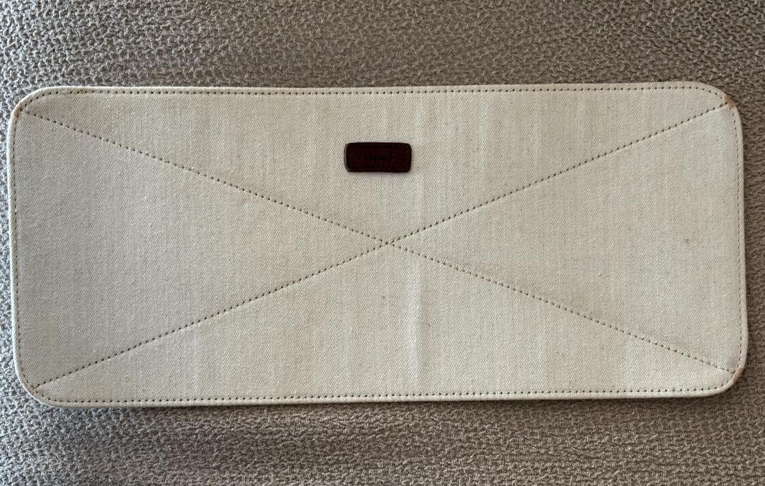 ＜genten（ゲンテン）＞　ボストンバッグ　キャンバス＆レザー　ショルダー紐付