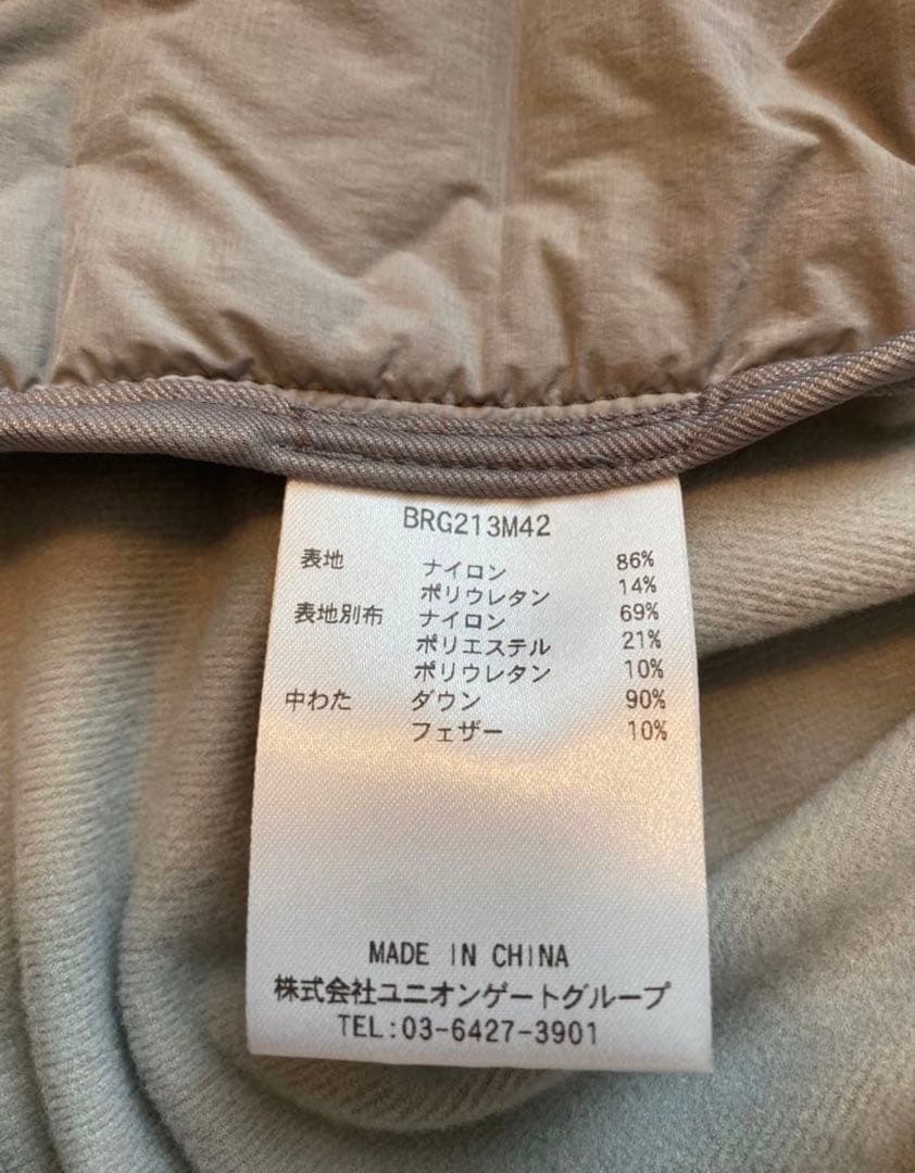 ✩BRIEFING ブリーフィング　ハイブリッド　ダウンジャケット　XL