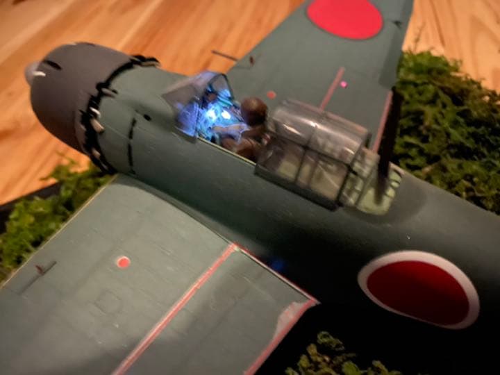 タミヤ　リアルサウンド零戦52型　塗装済み完全品