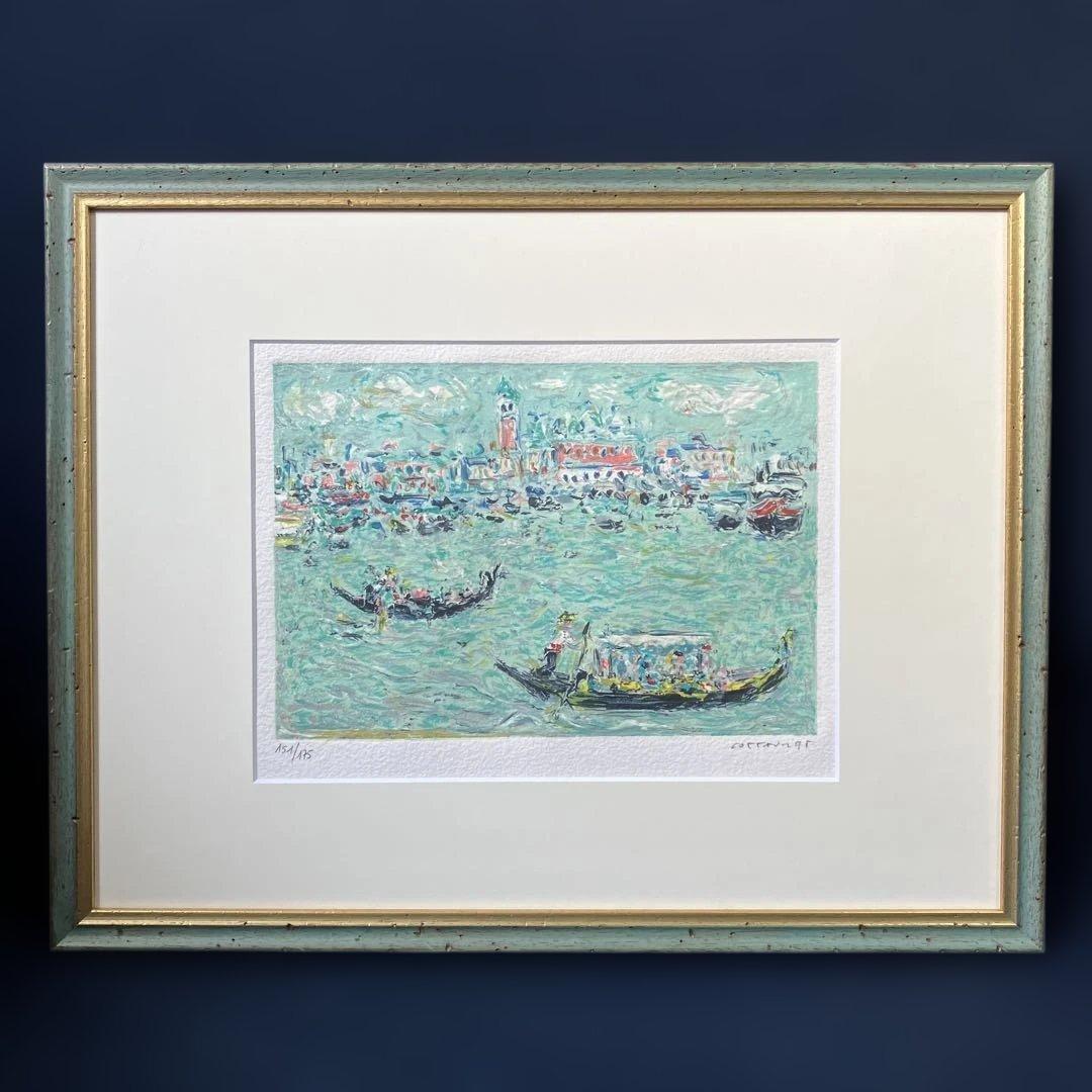 リトグラフ　アンドレ•コタボ　「ベニス　I」