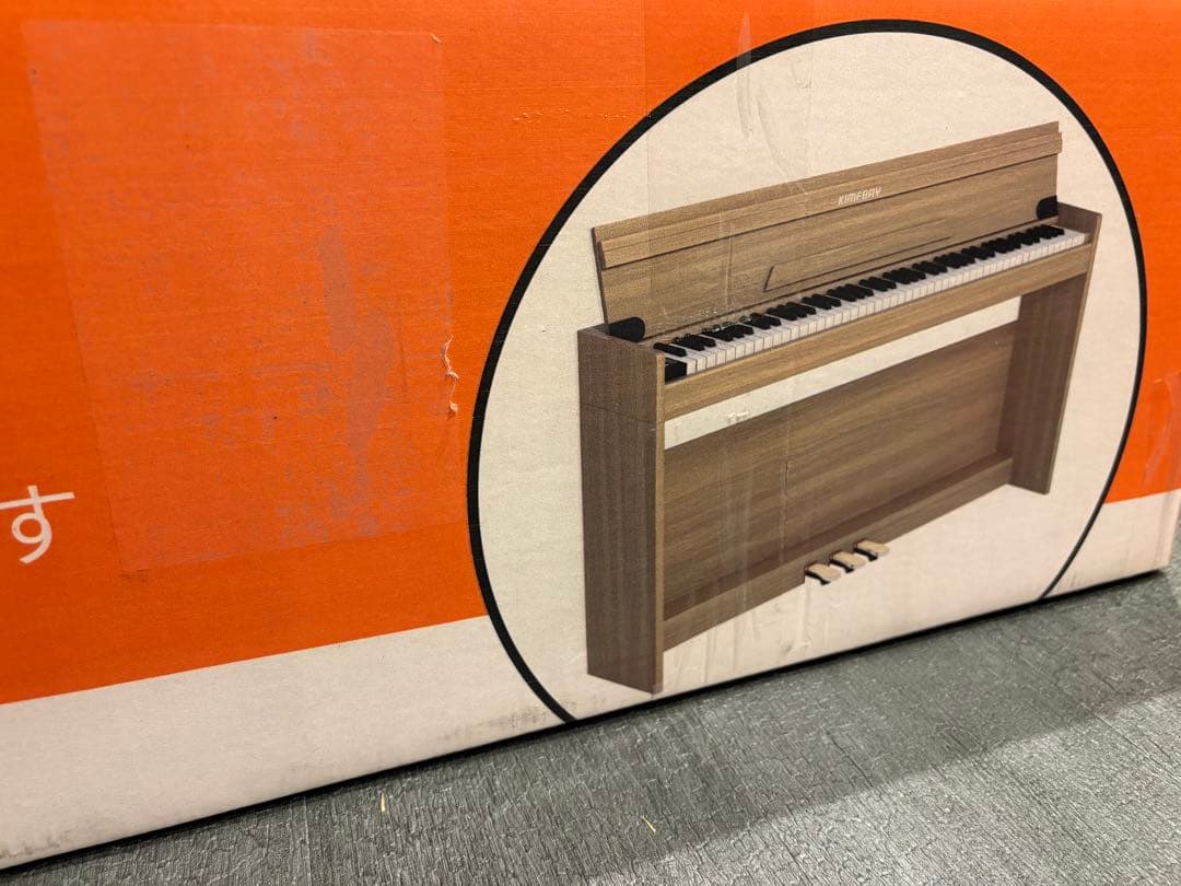 電子ピアノ ハンマーアクション 88鍵盤 木製　MIDI対応 ブラック