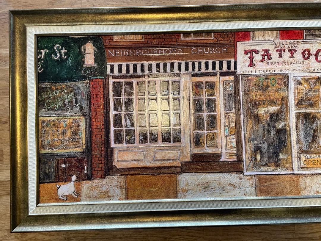 「あなたの住む街角で」 サムトフト アートパネル sam toft 絵画