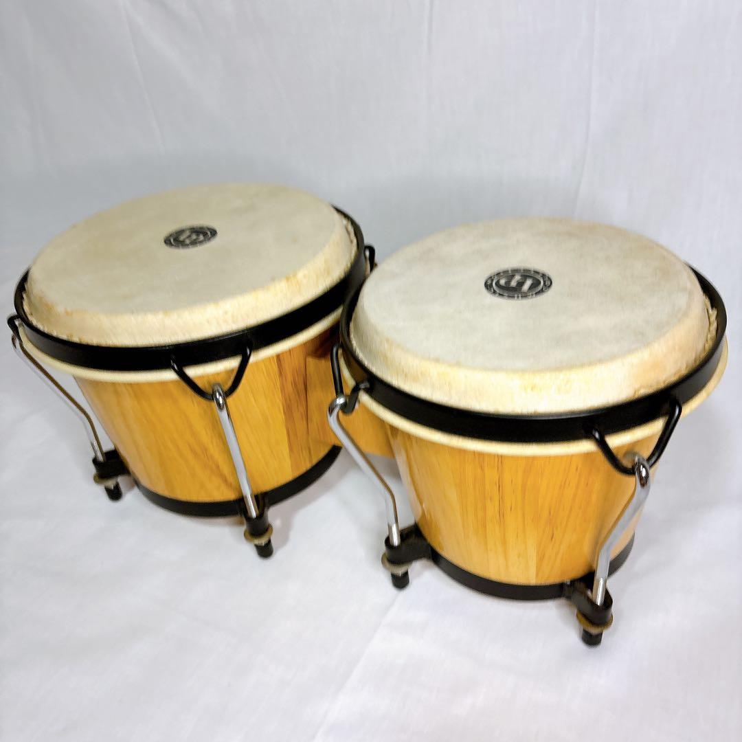 【美品】LP (Latin Percussion) ボンゴドラム　打楽器　カバー
