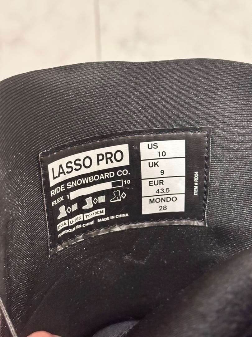 値下げ中⚠️RIDE LASSO PRO スノーボードブーツ 28cm 極美品
