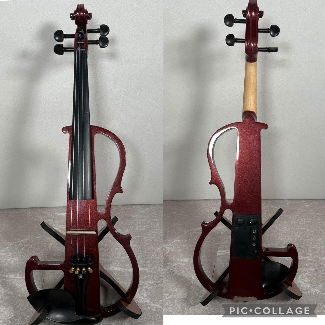 サイレントバイオリン HVPV-30 弓 2本　ケース 付属品付き