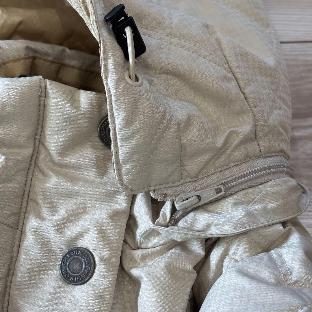 フェニックス レディース スキーウェア セット ダウンコート 着脱式付フード