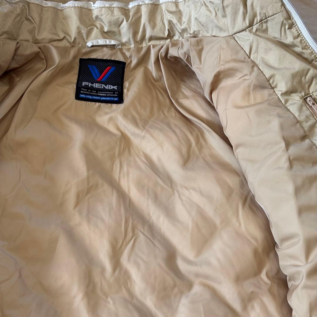 フェニックス レディース スキーウェア セット ダウンコート 着脱式付フード