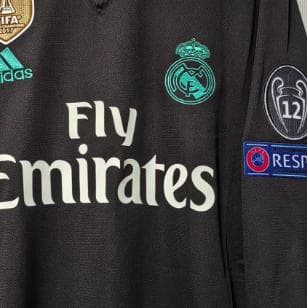 17/18 レアル・マドリード アウェイ 長袖ユニフォーム 8番 トニ・クロース