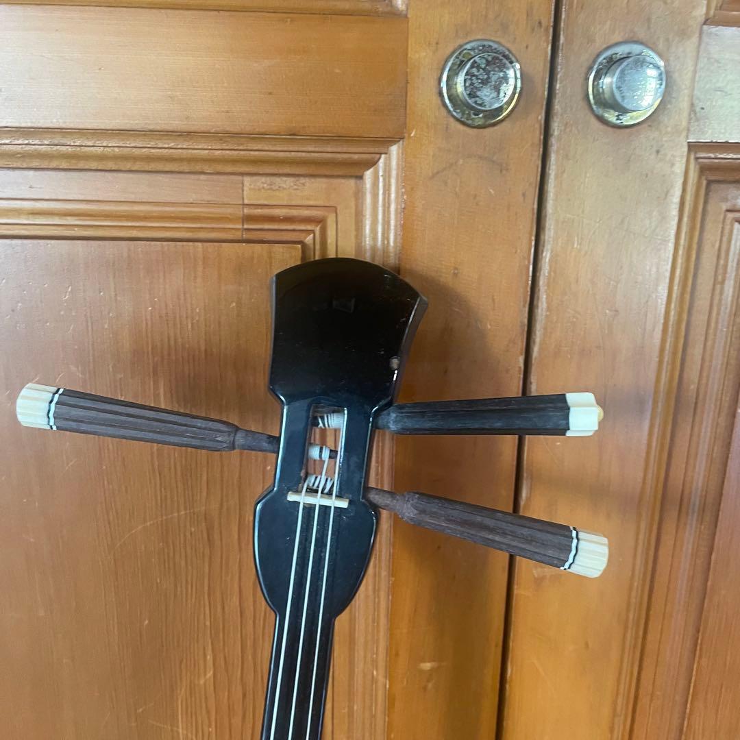 沖縄三線蛇柄 人工皮革