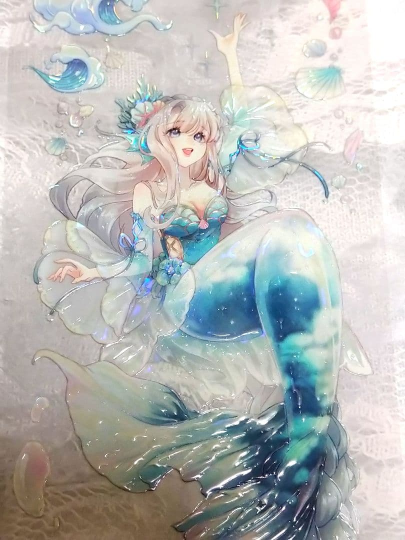 ✩再販✩J714＃小美人鱼(贝壳光)切売り海外人物マステ女の子