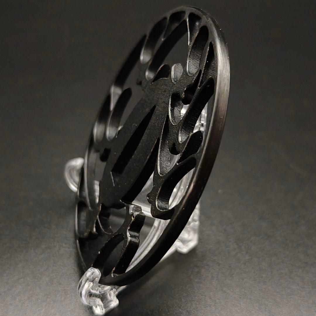 刀鍔　燕の図　透　鉄製　金工品　細工　職人作　日本刀装具　鍔　つば　刀剣美術