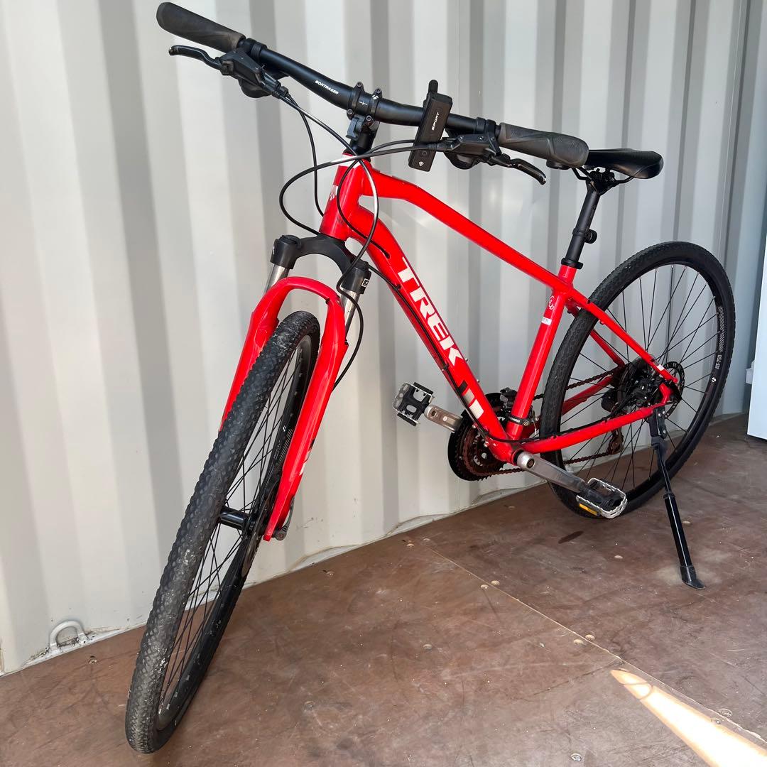 TREK トレック DUAL SPORT2 クロスバイク　自転車 レッド 赤